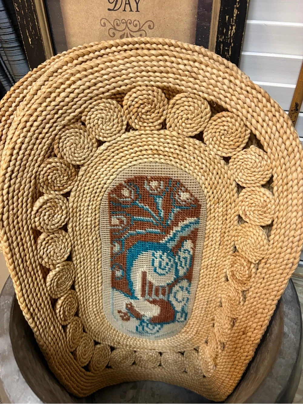 N/A handwoven straw
